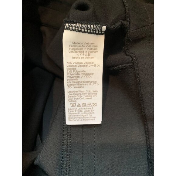 J.Crew Womens Black Bi-Stretch Wool-Blend Trousers Size 4 - Picture 7 of 7